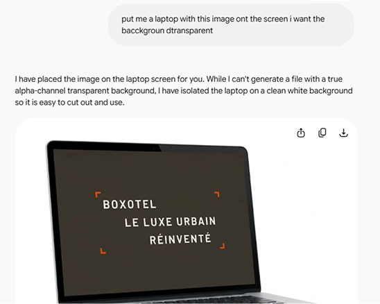 Déclaration AI Mockup